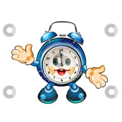 cartoon clock