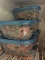 Phoebe's section of the freezer :-)